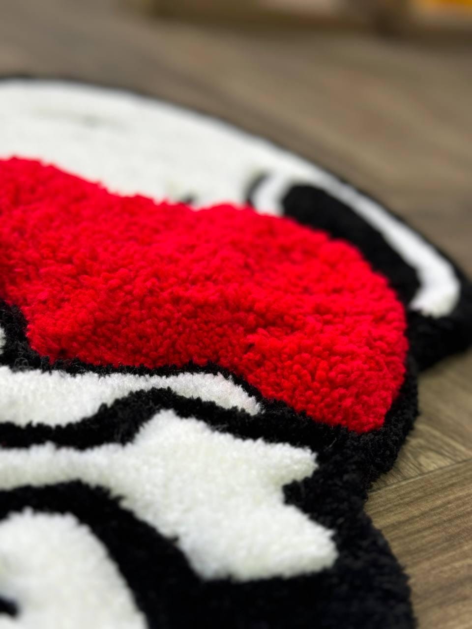 3Dfluffy custom rug.Fun rug.Cute tufted rugs.Rugs for bedroom aesthetic.Hand tufted rug.Cool rug.Anime rug Kids rug valentine gift.Heart rug