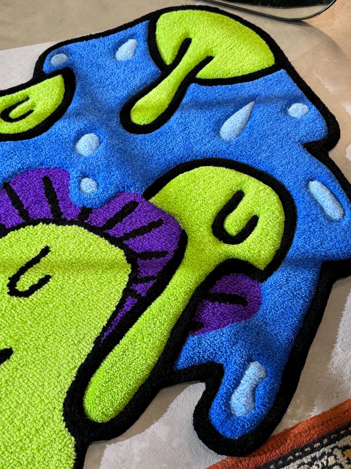 Mushroom 3d Rug, Mushroom Rug, Personalized Rug, Cute Rug, Mushroom Lover Gift