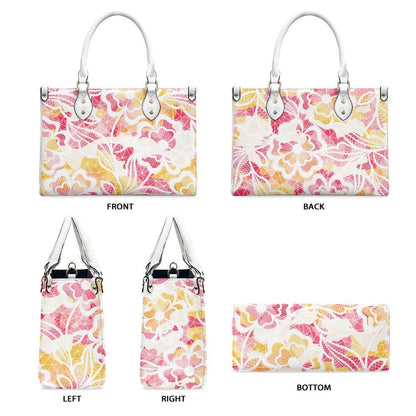 Ladies PU handbag With Floral Print,  PU Handbag, Women's Shoulder Bag, Shoulder Bag, Ladies Work Bag, Elegant Handbag, Versatile Bag
