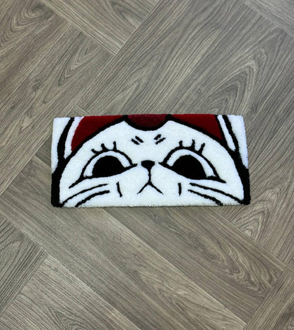 Keyboard tufted keyboard rug keyboard rest Custom rug keyboard turbo granny fuzzy desk carpet turbo cat rug cute rug lucky cat cool rugs