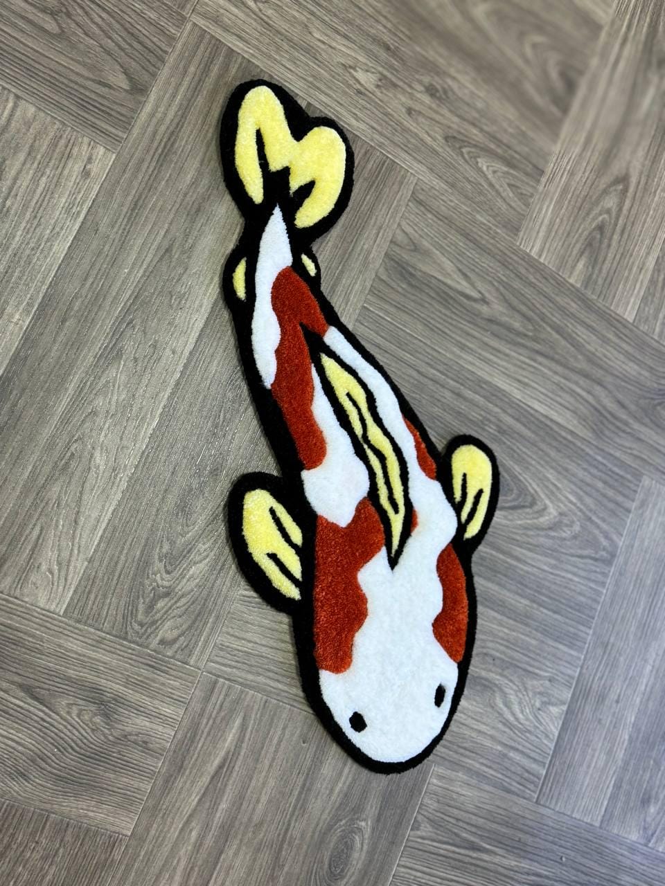 Koi fish rug Custom Rug Tufted Rugs for bedroom aesthetic fish rugs koi rug outdoor rug cool rug japanese rug living room rug home decor rug