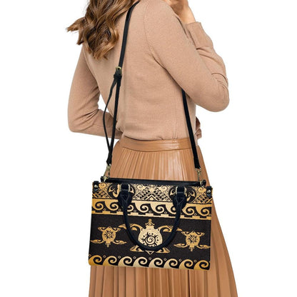Ladies PU handbag With Sea Turtles, Women's Shoulder Bag, Everyday handbag, Ladies Work Bag, Elegant Handbag, Versatile Bag