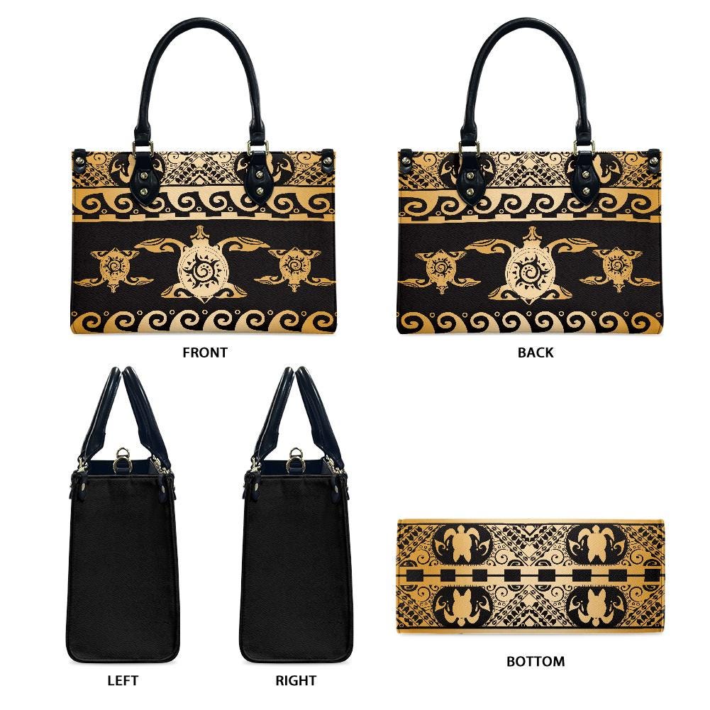 Ladies PU handbag With Sea Turtles, Women's Shoulder Bag, Everyday handbag, Ladies Work Bag, Elegant Handbag, Versatile Bag