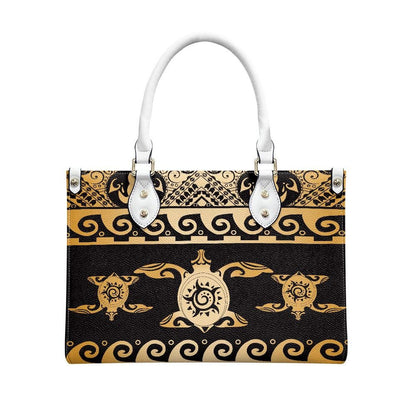 Ladies PU handbag With Sea Turtles, Women's Shoulder Bag, Everyday handbag, Ladies Work Bag, Elegant Handbag, Versatile Bag