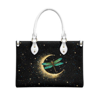 Ladies PU handbag With a Blue Dragonfly, PU Handbag, Women's Shoulder Bag, Shoulder Bag, Ladies Work Bag, Elegant Handbag, Versatile Bag