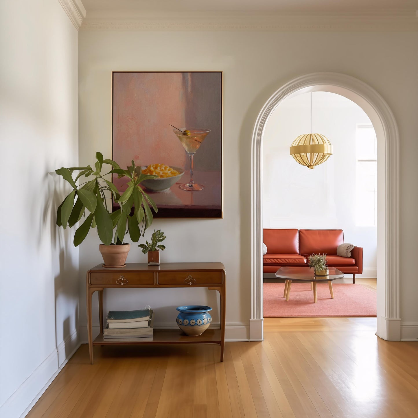 Dirty Martini & Mac and Cheese Art Print: Quirky Kitchen Decor