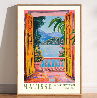 Henri Matisse Exhibition Print: Fauvism Style, Mediterranean Wall Art