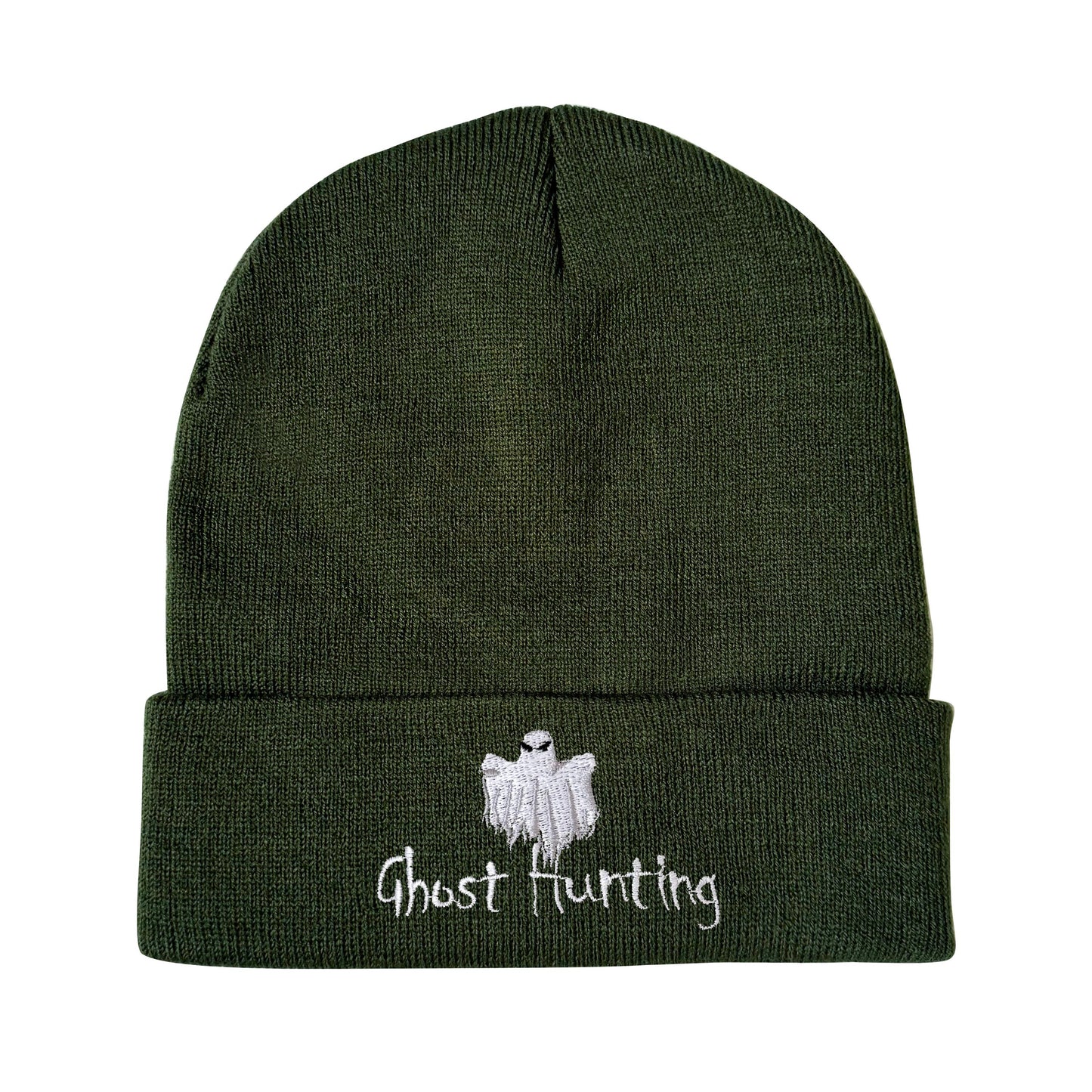 Ghost hunting Embroidered Beanie Halloween Winter Hat