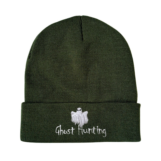 Ghost hunting Embroidered Beanie Halloween Winter Hat