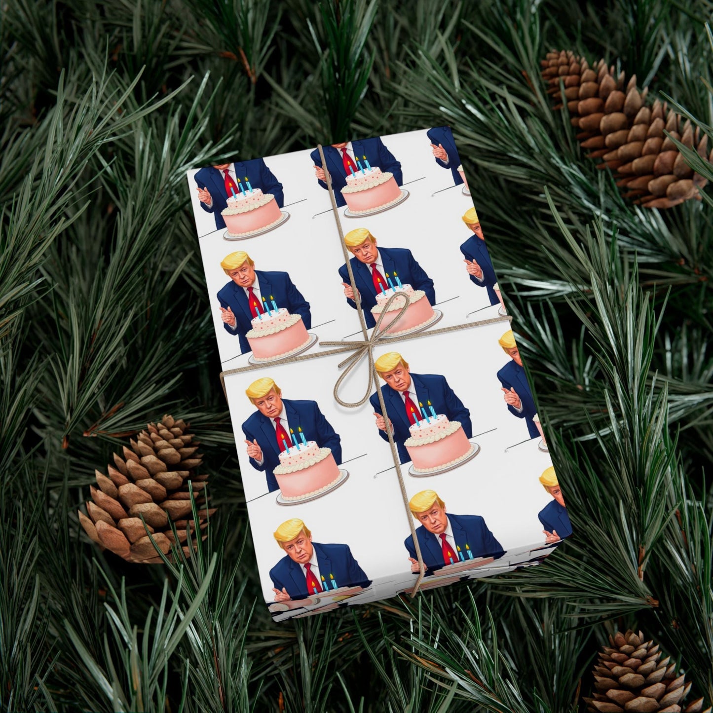 President Trump Gift Wrapping Papers Birthday's Anniversary Graduation, Father's Day Gift Wrap paper