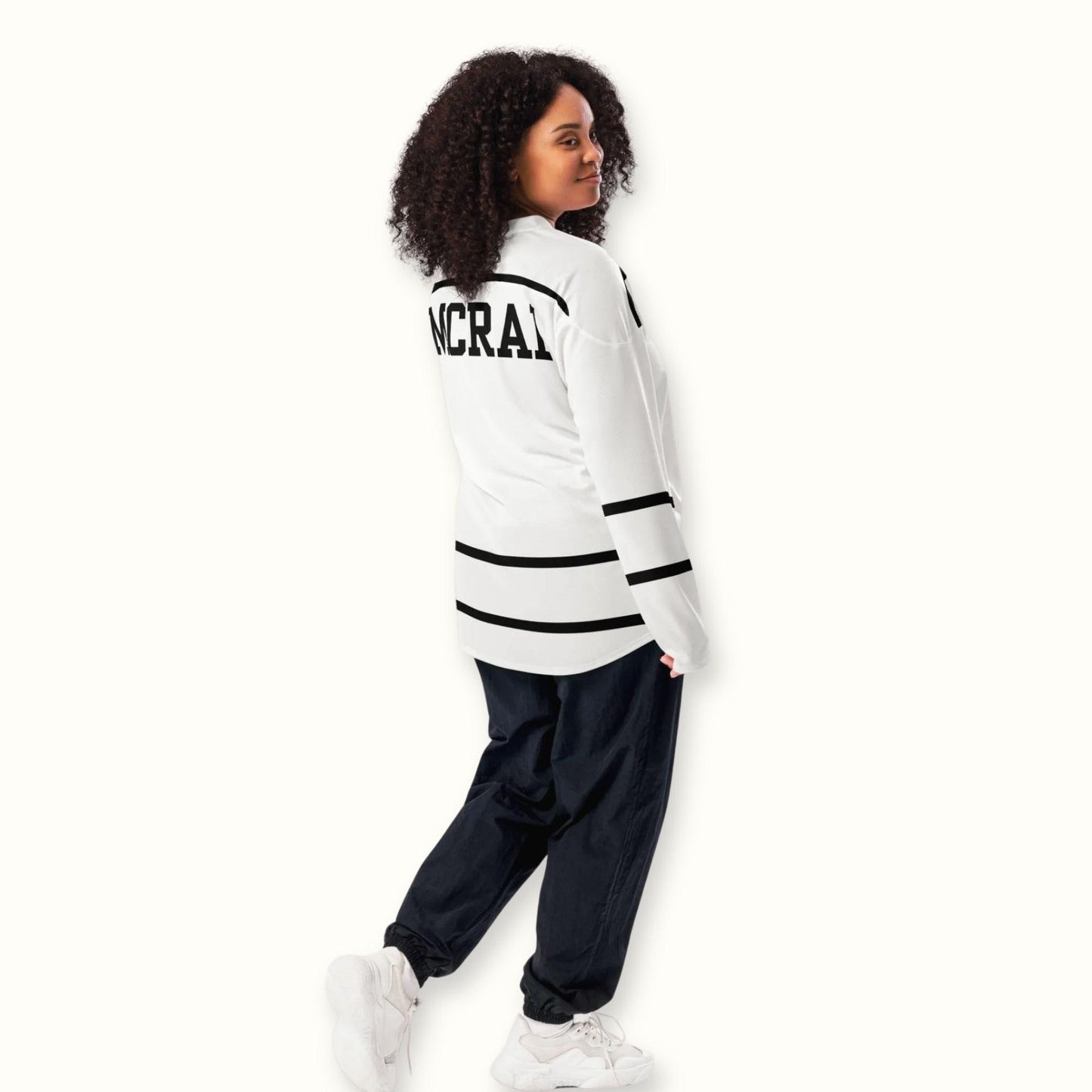 Unisex Oversized T8 Concert Hockey Jersey – Lightweight Concert Streetwear with Bold Number 8