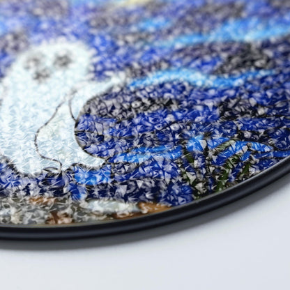 Ghost Stained Glass Suncatcher Halloween Window Decor Gift for Horror Lovers