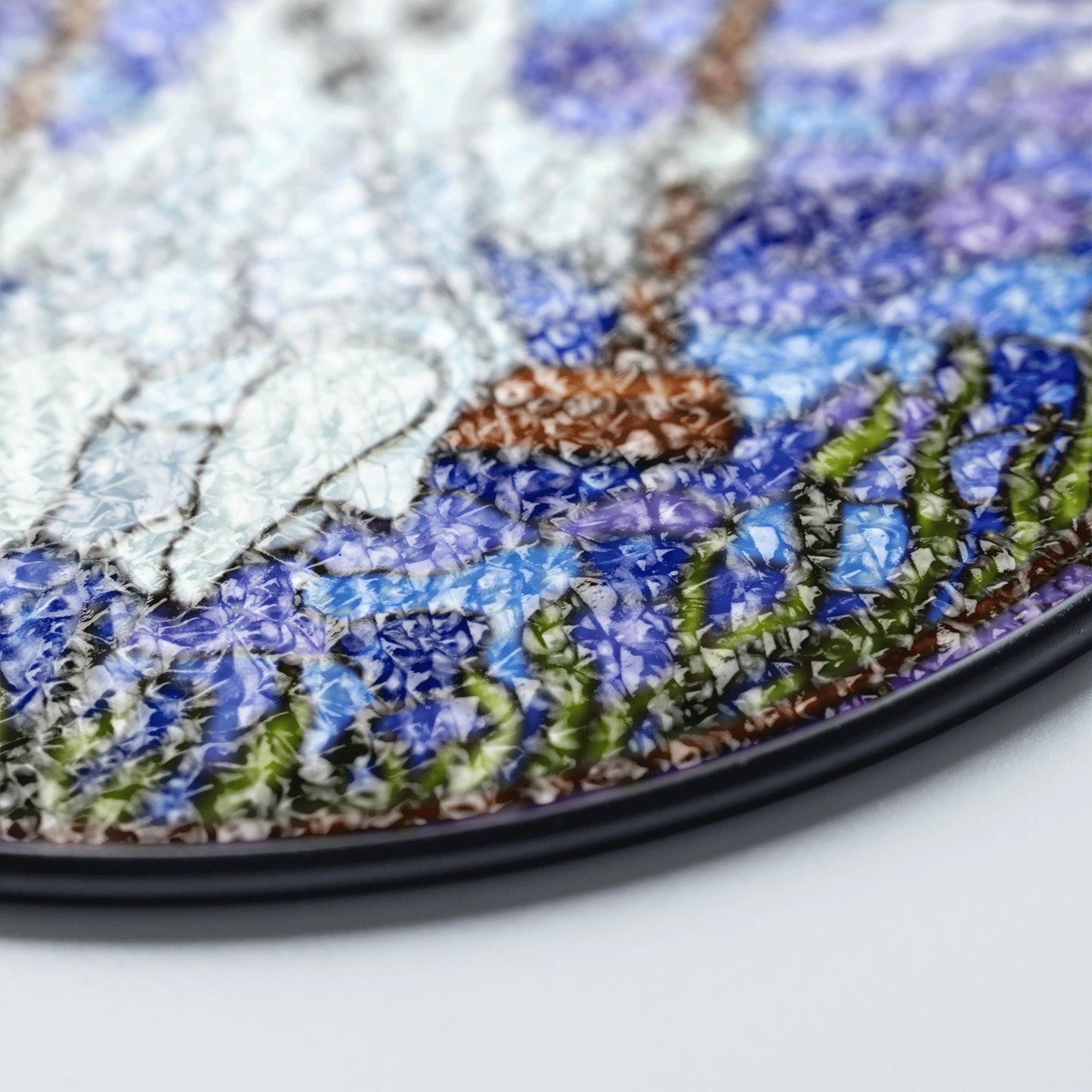 Ghost On Swing Stained Glass Suncatcher Halloween Decor Gift For Friends