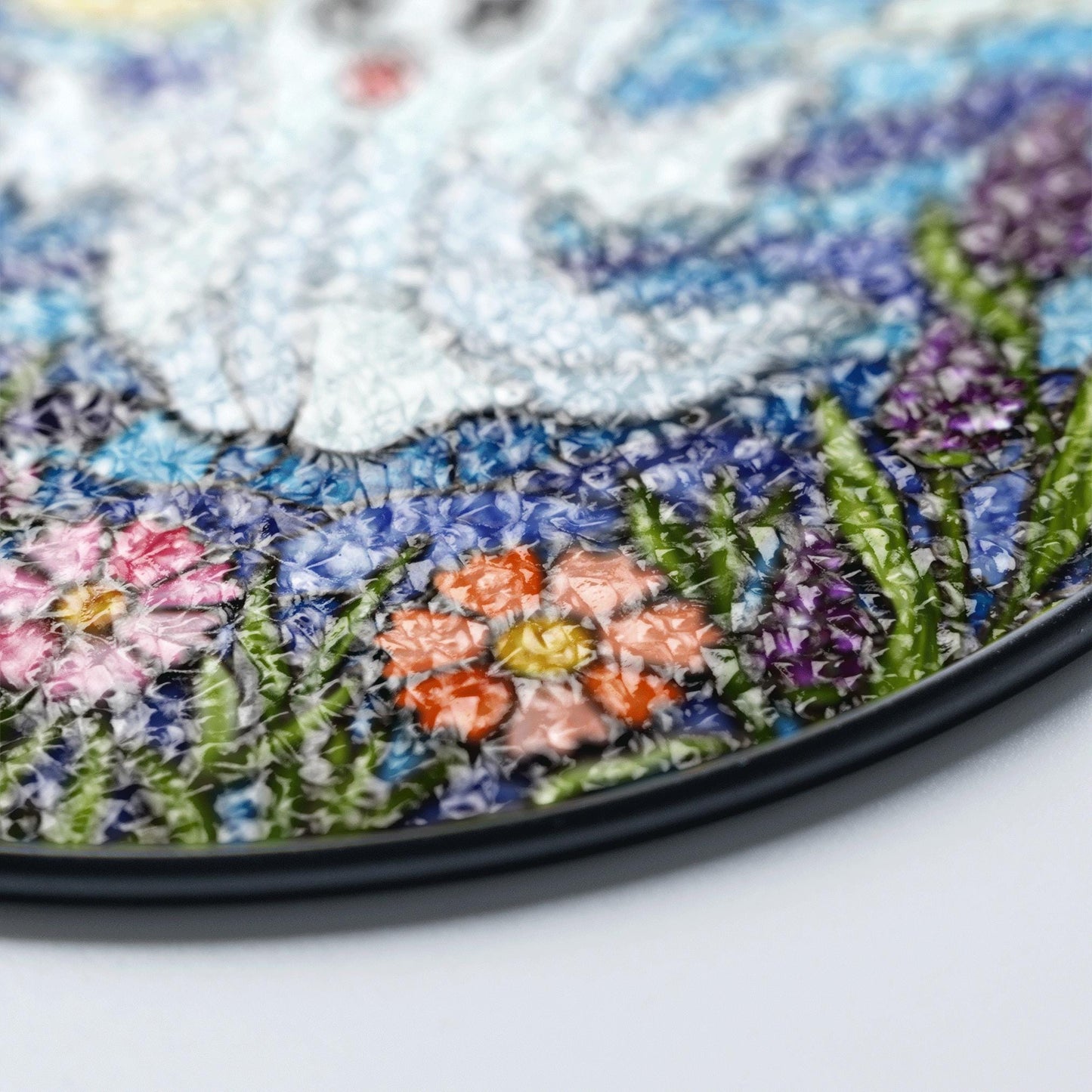 Ghost Stained Glass Suncatcher Halloween Window Decor Gift for Friends