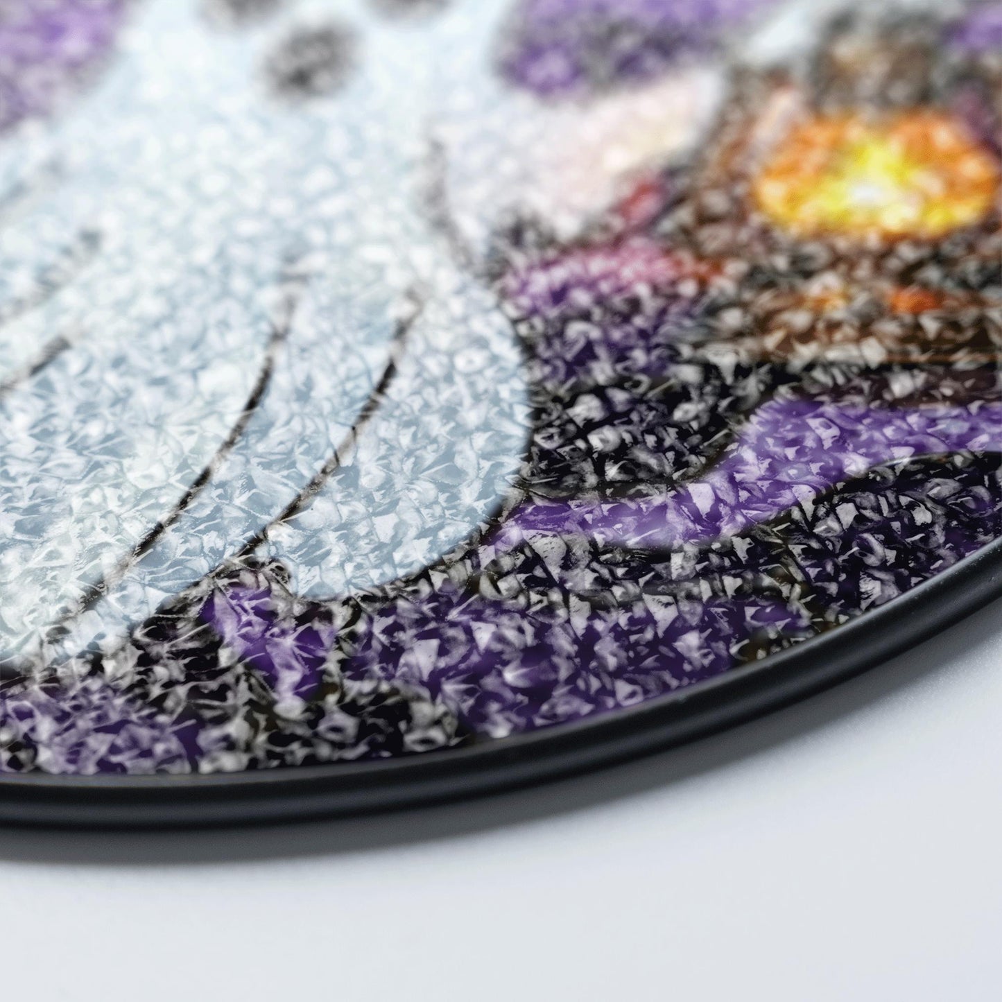 Ghost Lantern Stained Glass Suncatcher Halloween Decor Gift for Spooky Lovers