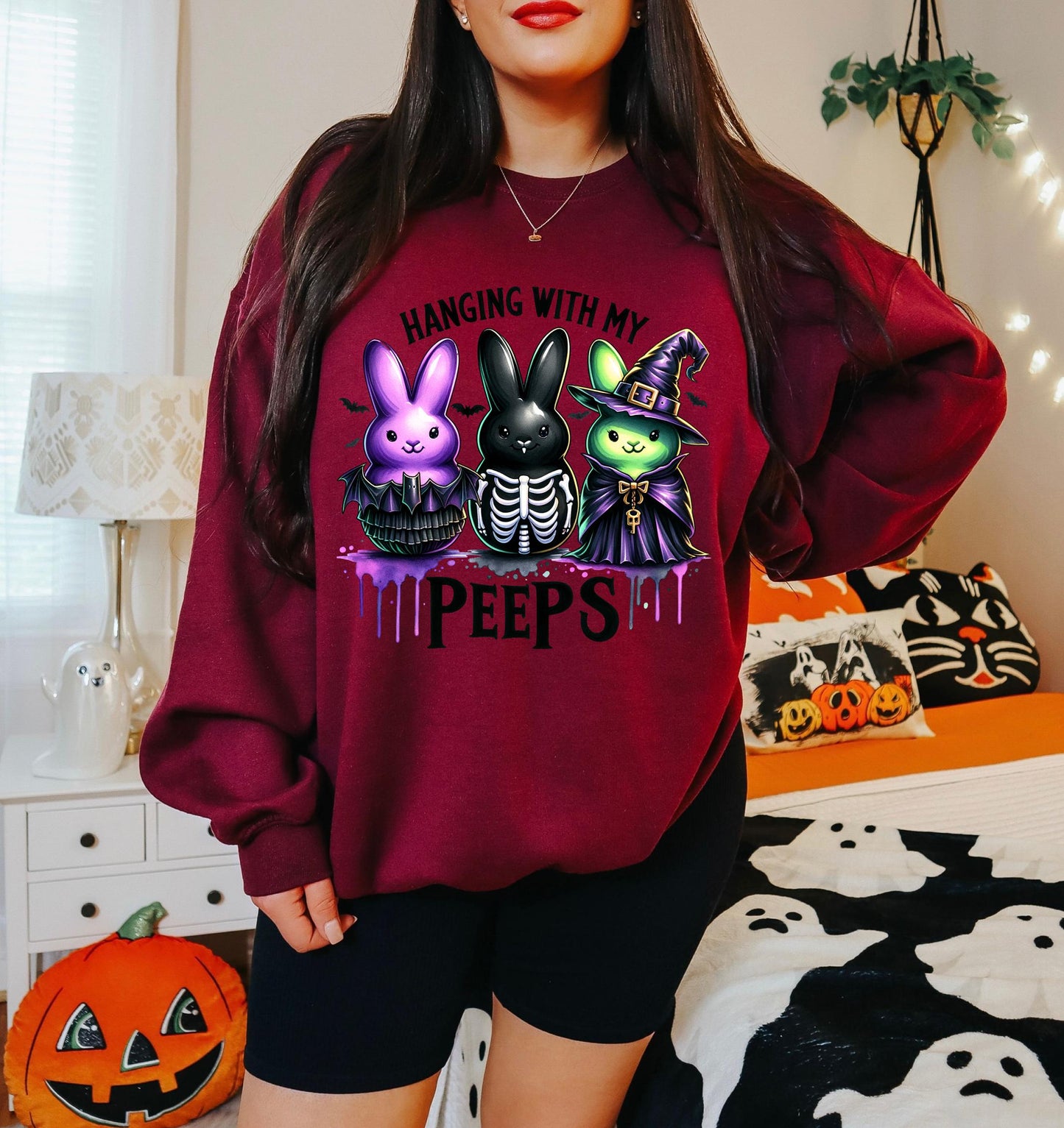 Easter Bunny Peeps Sweatshirt, Easter Shirt, Easter Shirt, Cute Easter Gift, Kids Easter Tee, Peeps Shirt, Kids Easter Shirt, Peeps Tee