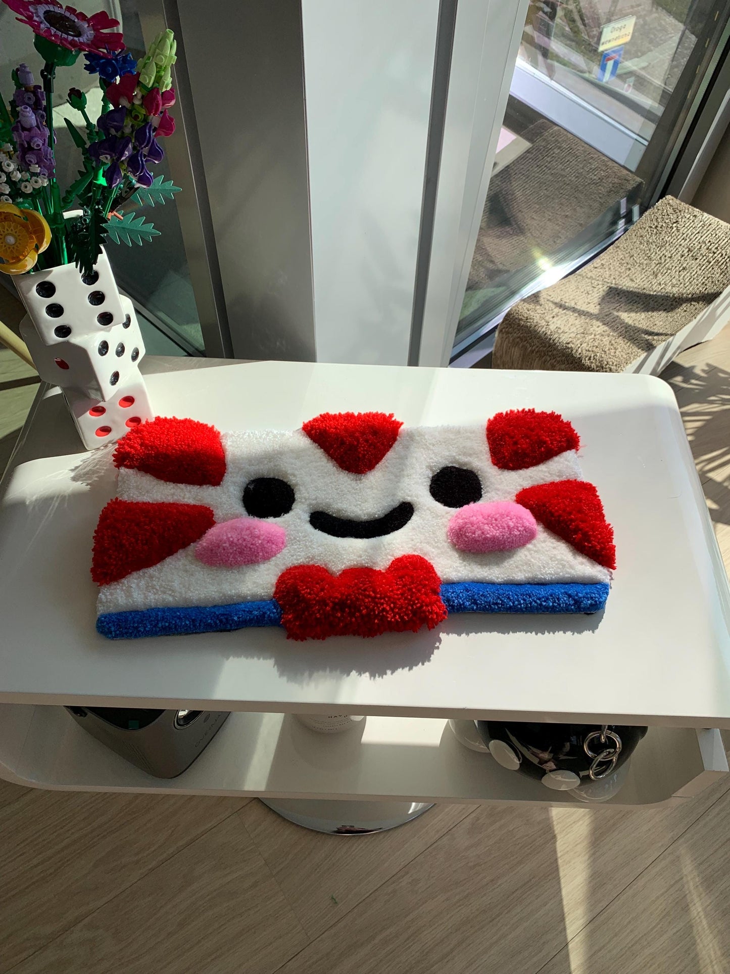 Rug tufted custom keyboard coaster