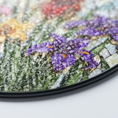 Stained Glass Flowers Suncatcher Window Hanging Gift for Mom Friend