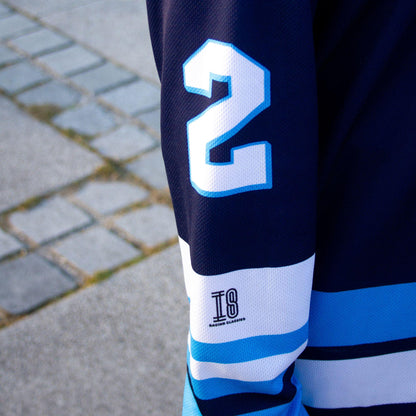 Motorsport-Inspired Oversized Unisex Hockey Jersey: Unisex Racing #2 Fan Apparel