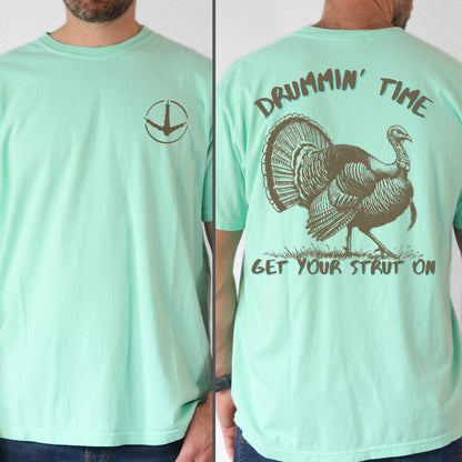 Funny Turkey Hunting Club T-Shirt: Nature Inspired Comfort Colors Tee