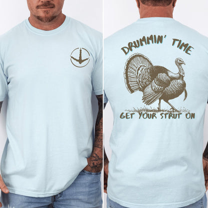 Funny Turkey Hunting Club T-Shirt: Nature Inspired Comfort Colors Tee
