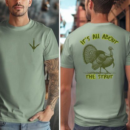 Funny Turkey Hunter T-Shirt: Nature Inspired Hunting Season Apparel