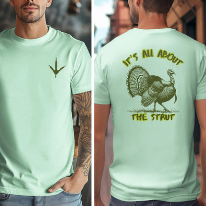 Funny Turkey Hunter T-Shirt: Nature Inspired Hunting Season Apparel