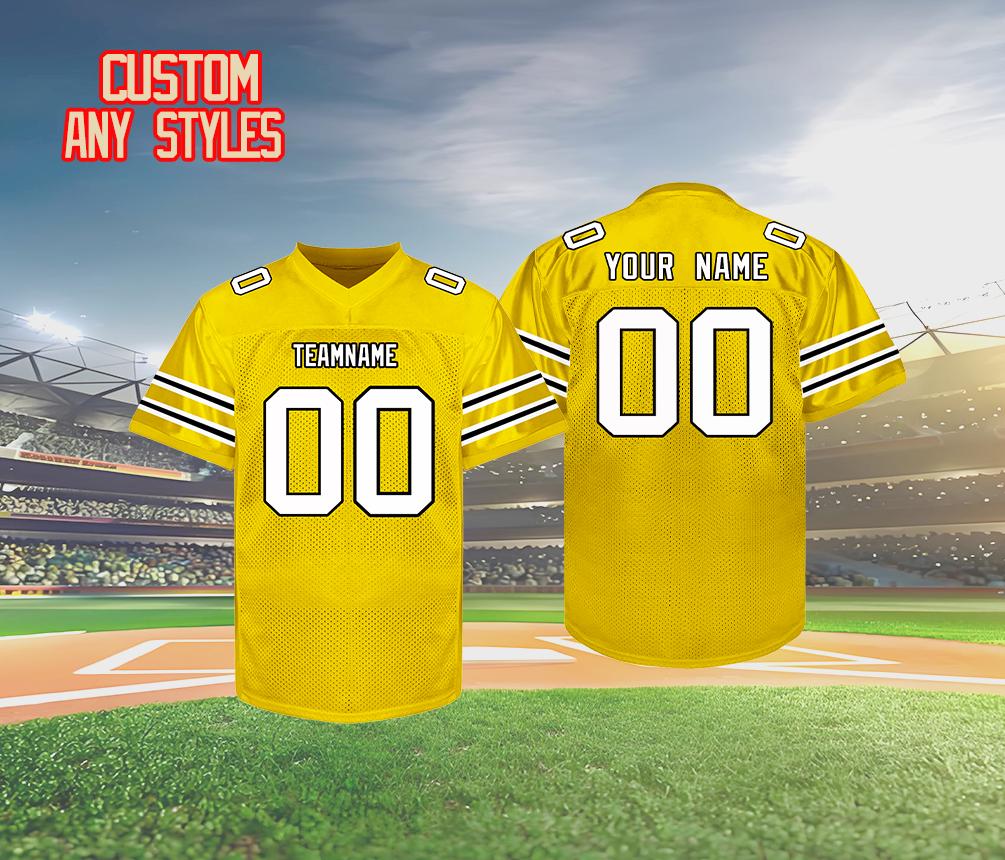 Custom Football jersey,stitched Name Number logo,custom any colors,Team sports uniform,Wedding gift for Men Women youth kid Lions fans bride