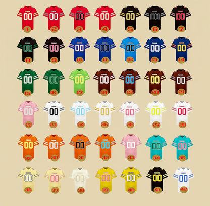 Custom Football jersey,stitched Name Number logo,custom any colors,Team sports uniform,Wedding gift for Men Women youth kid Lions fans bride