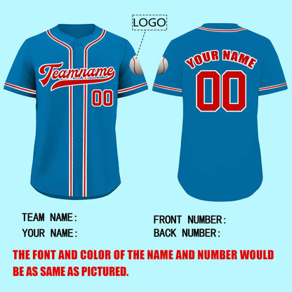 Custom Baseball Jersey, Personalized name Logo,custom jersey color, Team sports shirts Couple Jersey, wedding gifts for Men Women Adult fan