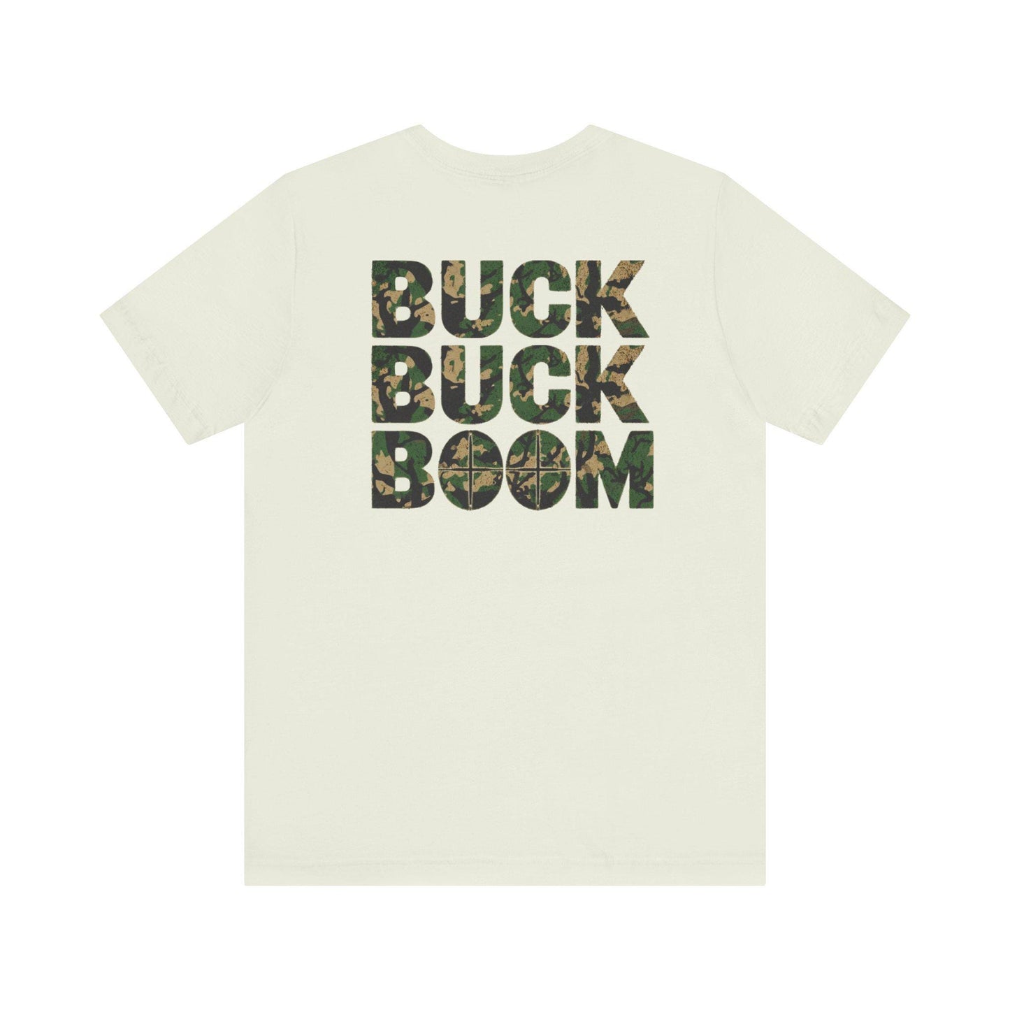 Camouflage Graphic Tee: Buck Buck Boom Unisex Hunter T-Shirt