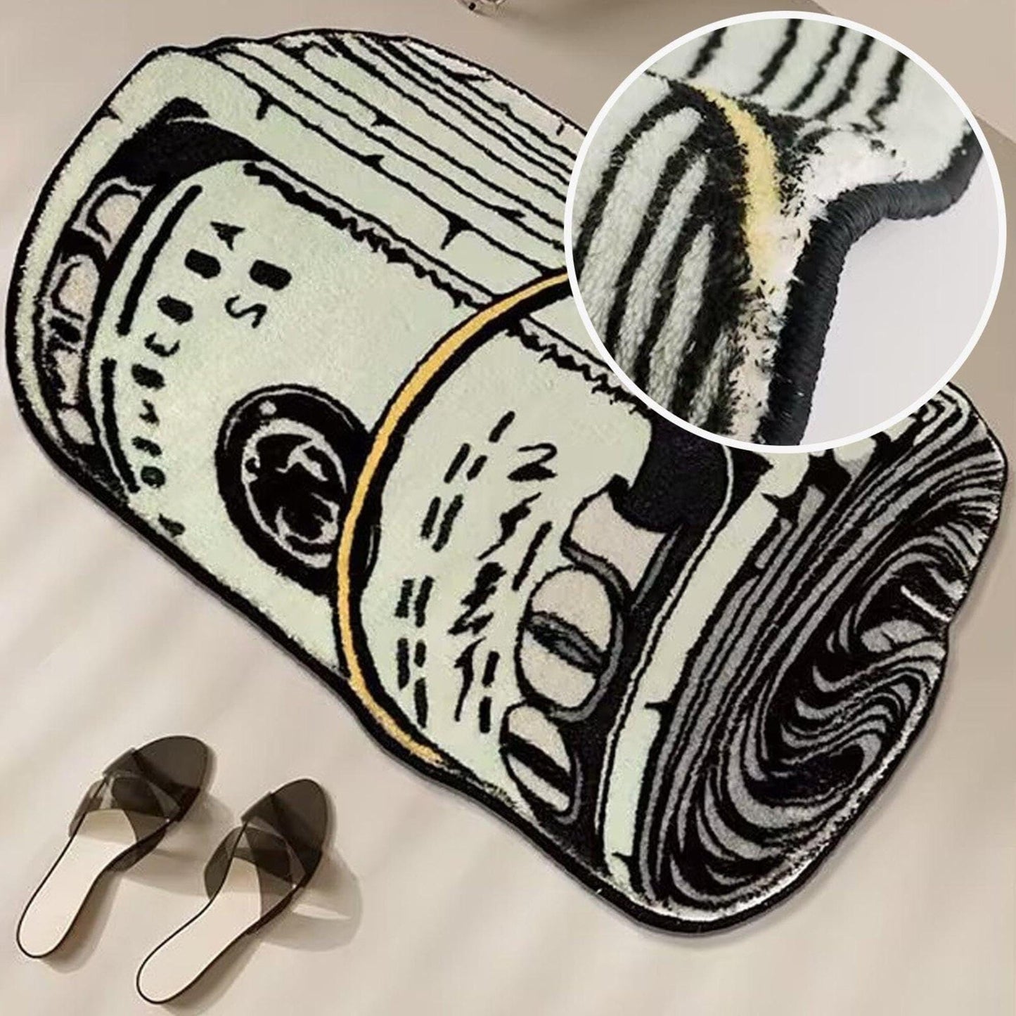 Dollar Rug, Money Rug, Dollar Carpet, Bedroom Dollar Rug, Money Carpet, Home Decor Carpet