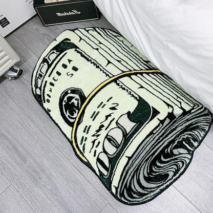 Dollar Rug, Money Rug, Dollar Carpet, Bedroom Dollar Rug, Money Carpet, Home Decor Carpet