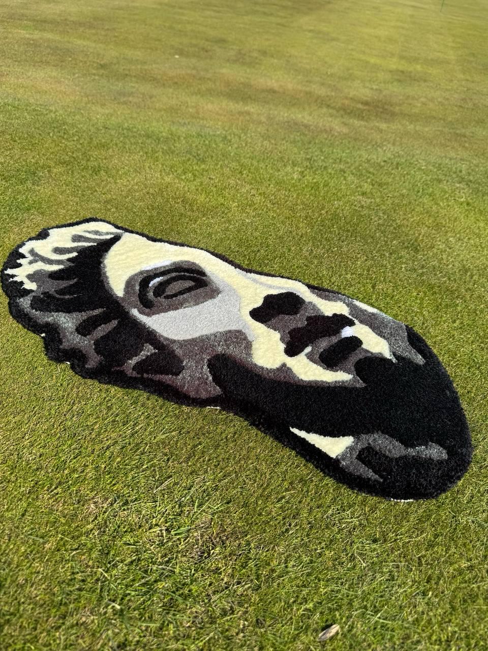 Handmade Tufted David Head Rug: Modern Art Decor (80x60 cm)