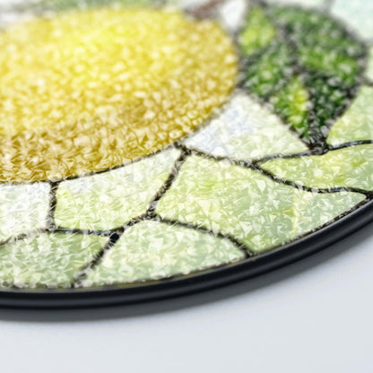 Lemon Stained Glass Suncatcher Window Decor Gift for Mom Friend