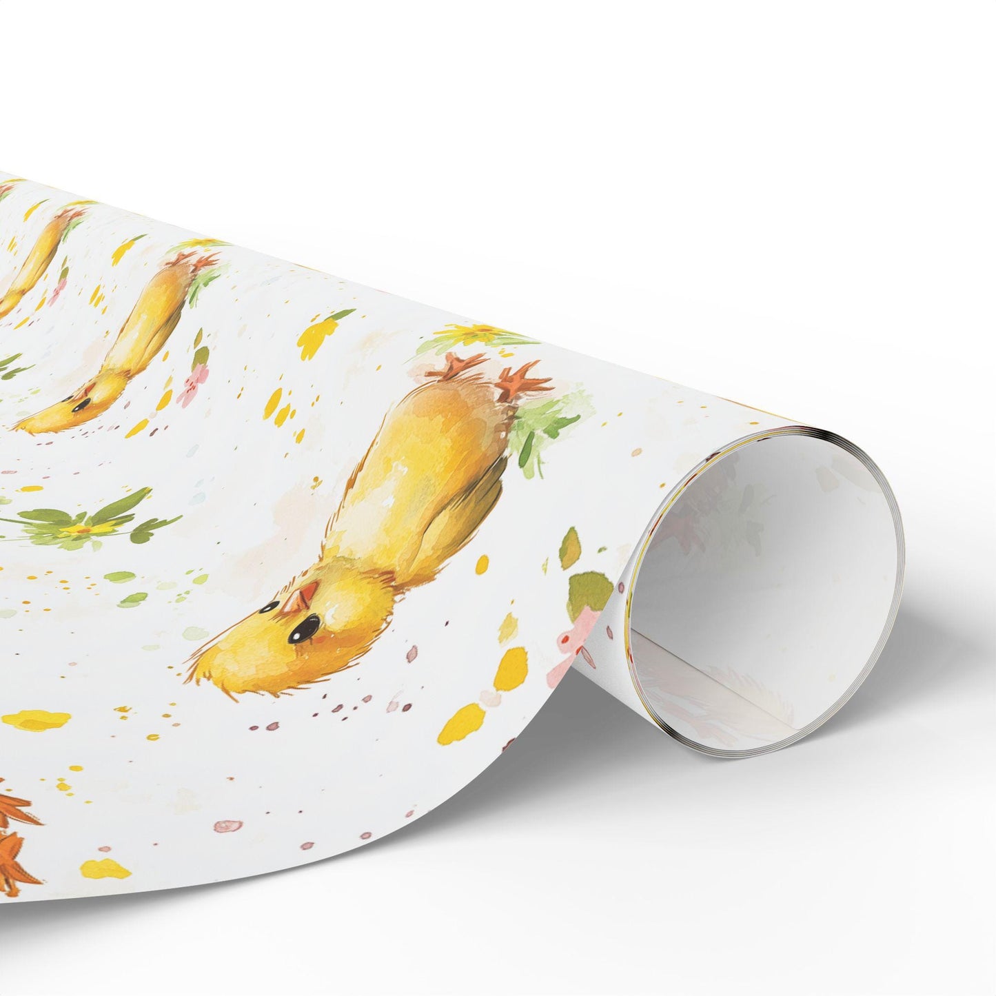 Easter Chick Gift Wrap: Spring Holiday Packaging