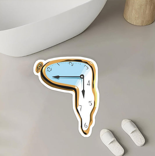 Art Meeting Floor Rug: Inspired From Famous Painting Polyester Rug