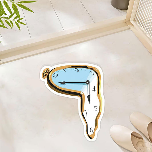 Art Meeting Floor Rug: Inspired From Famous Painting Polyester Rug