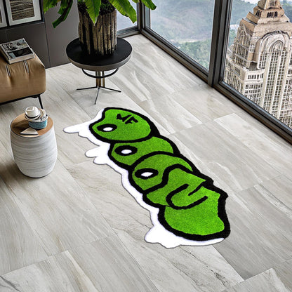 Quasimoto 'Lord Quas', Doctor Doom Rug, Quasimoto Rug, Doom Rug, Mf Doom Rug, Quasimoto Inspired Rug, Hip Hop Rug, Tufted Look Printed Rug