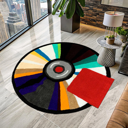 Bear Rug, Kanye West Bear Rug, Kanye West Dropout Bear Rug, Kanye West CD Rug, CD Rug, Music Album Rug, Music Decor, Tufted Look Printed Rug