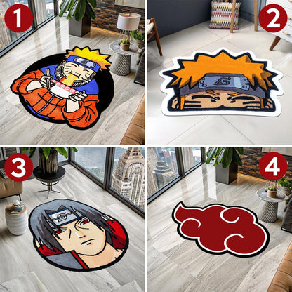 Anime Logo Rug, Anime Lover Gift Rug, Anime Characters Rug, Japan Rug, Area Rug, Anime Rug, Kawai Rug, Manga Rug, Tufted Look Printed Rug