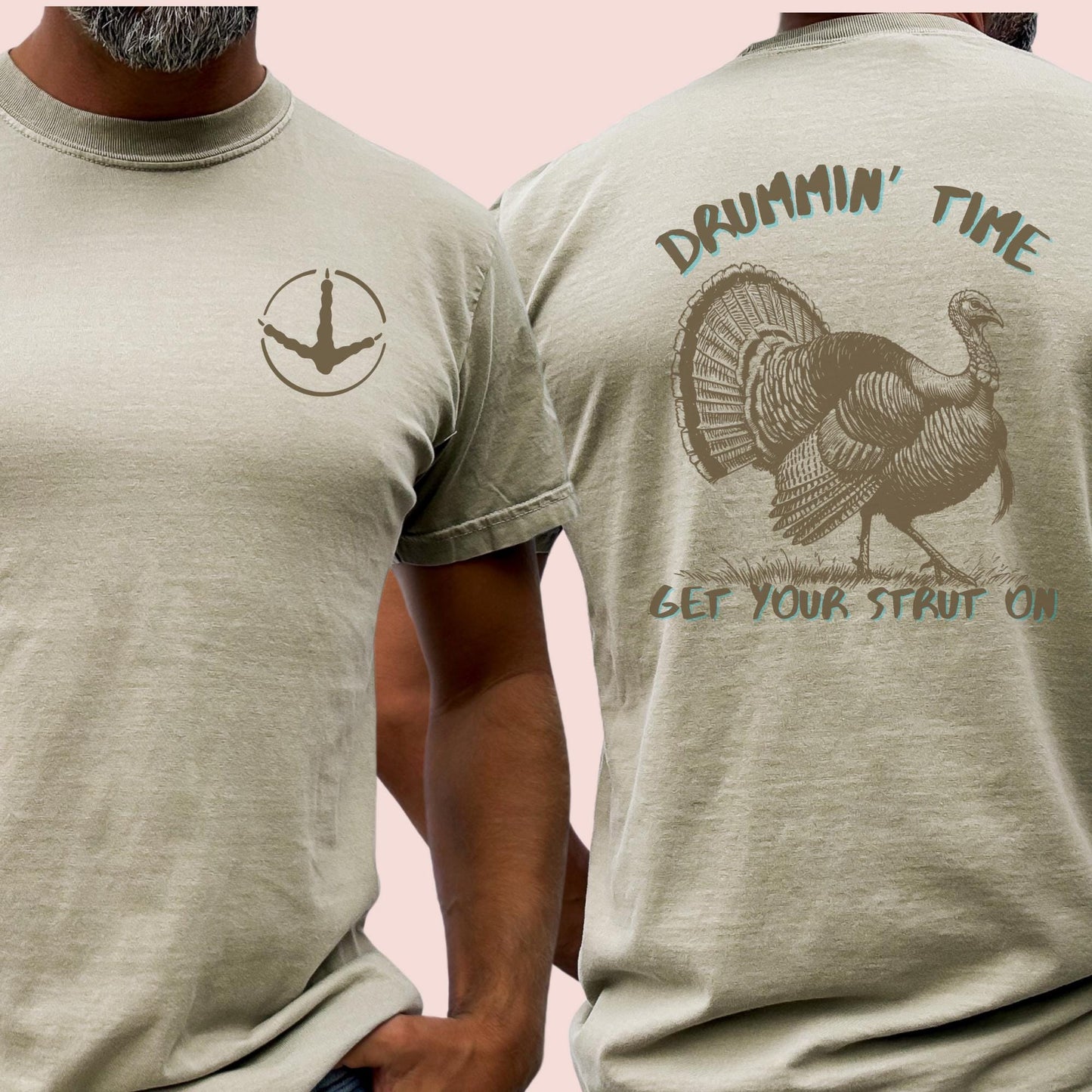 Funny Turkey Hunting Club T-Shirt: Nature Inspired Comfort Colors Tee