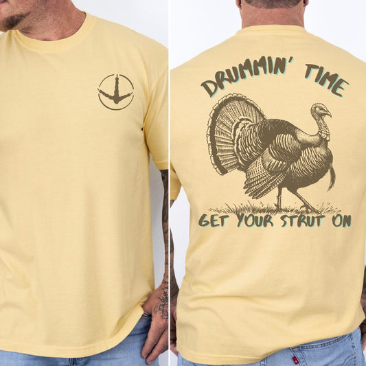 Funny Turkey Hunting Club T-Shirt: Nature Inspired Comfort Colors Tee