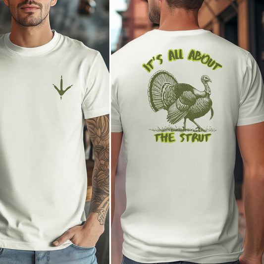 Funny Turkey Hunter T-Shirt: Nature Inspired Hunting Season Apparel