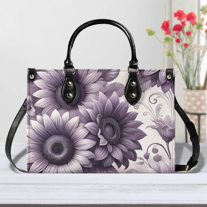 Sunlit Violet - Trendy Handbag, Waterproof PU Leather Handbag, Top Handle Vegan Leather, High-quality Crossbody Bag, Shoulder bag