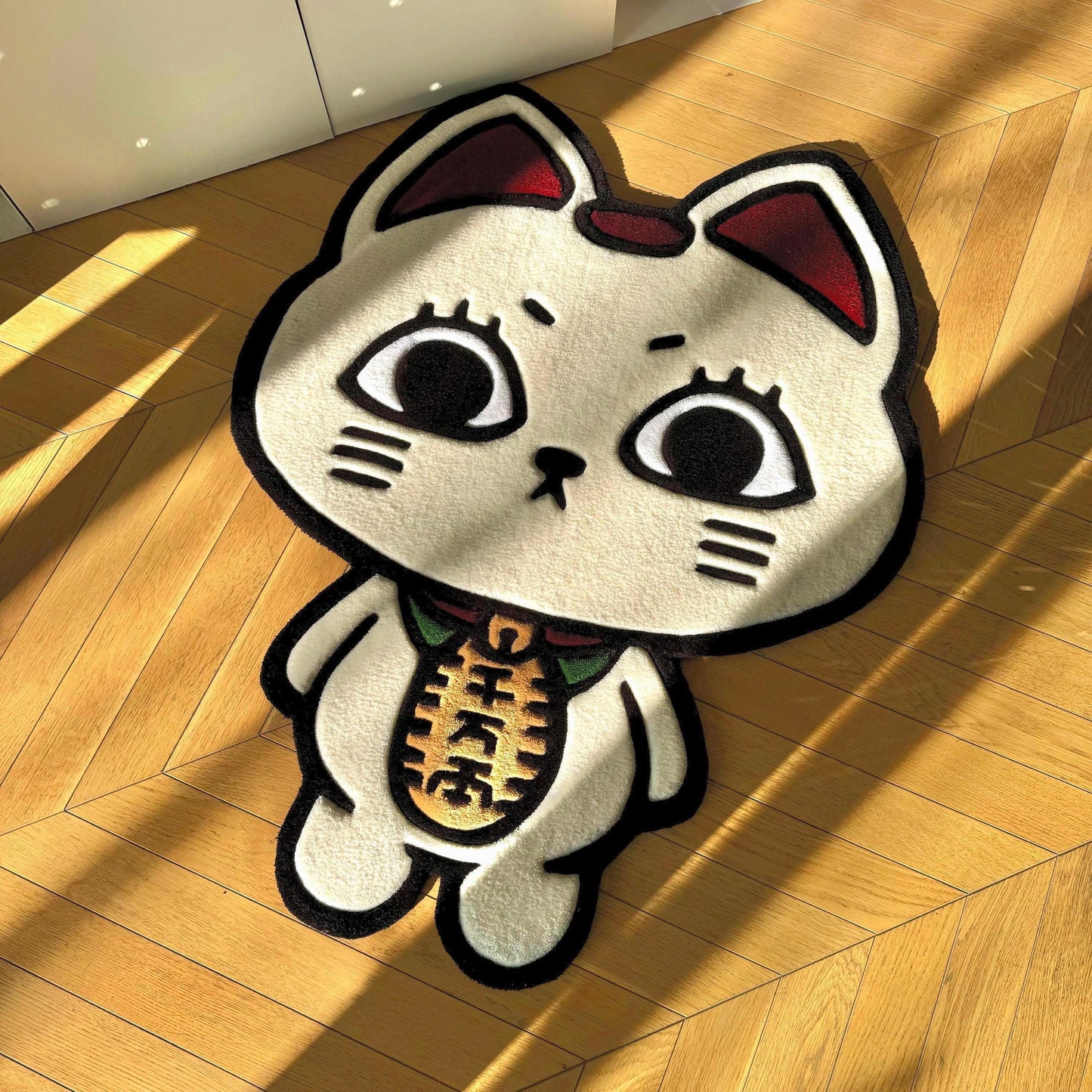 Turbo Granny Tufted Rug: Dan Da Dan Anime, Lucky Cat Carpet