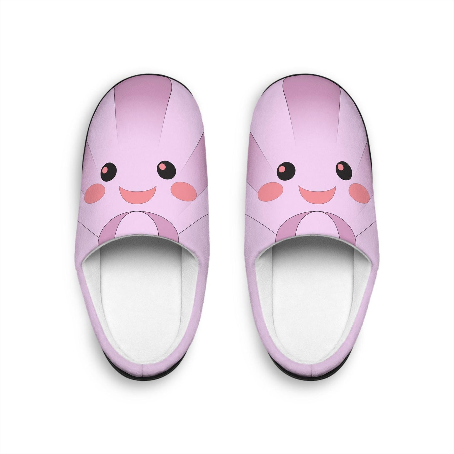 Kawaii Shell Slippers: Plush Fleece Bedroom Shoes