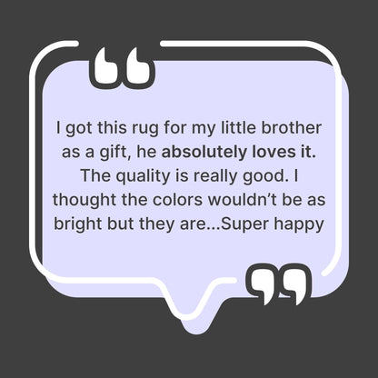 Trippy Smiling Rug, Unique Handmade Rug, Ideal Friend Gift, Bedroom Rug, Cool Bedroom Decor