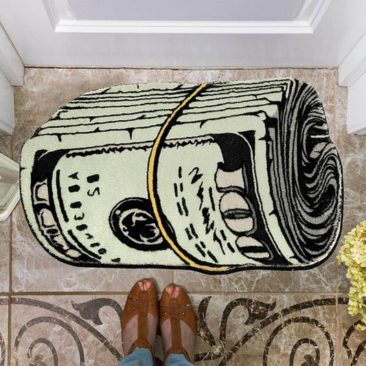 Dollar Rug, Money Rug, Dollar Carpet, Bedroom Dollar Rug, Money Carpet, Home Decor Carpet