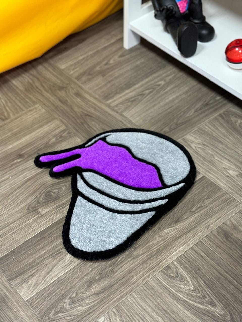 Custom rugs lean cup rug Tufted rug.Handmade rugs.Rugs for bedroom aesthetic.hypebeast rug. made to order.plant decor Hand tufted rug.